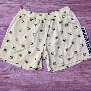 Nicopanda Mens Yellow Black Too Fast To Live Too Young To Die Casual Short Large